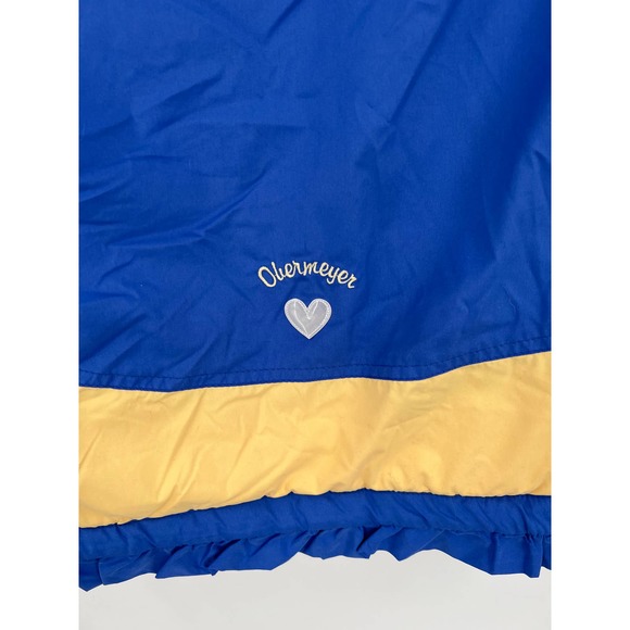 Obermeyer I grow Girls size 7 blue and yellow with floral design coat - Picture 6 of 8